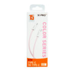 X-PRO TYPE-C TO TYPE-C 60W CABLE PINK